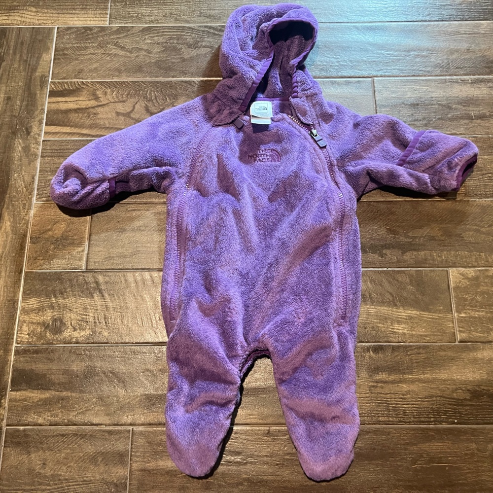 The North Face Butterfly Baby Cozy Sherpa Bunting Snowsuit Purple 0-3 months